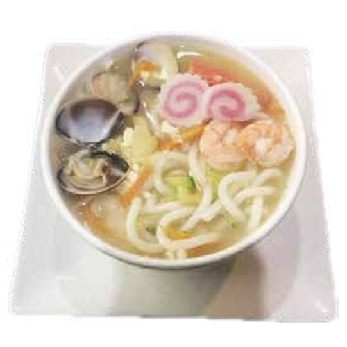 Sopa udon con marisco