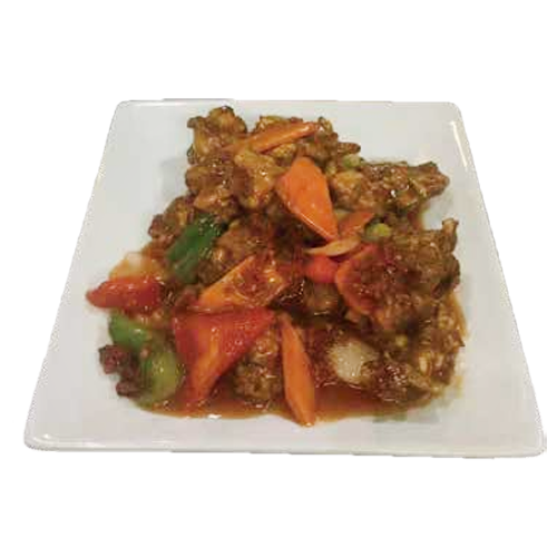 Ternera con salsa picante