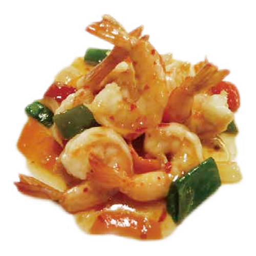 Gambas con salsa picante